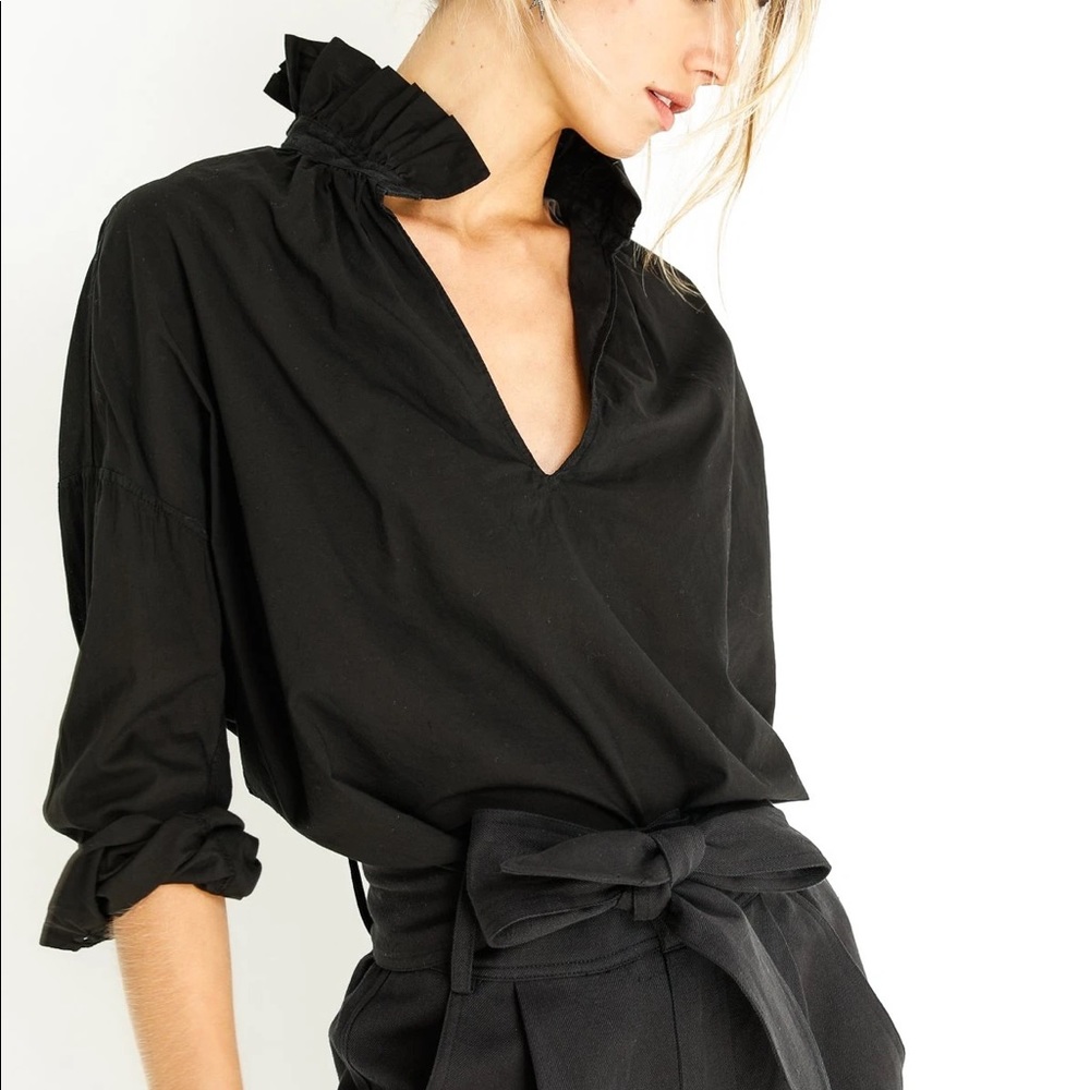 A Shirt Thing Penelope Shirt in Black